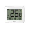 Picture of Digital indoor & outdoor thermometer LIFE CORDY with wired remote sensor and clock - White