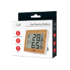 Picture of Digital thermometer & hygrometer LIFE Gem Bamboo - White/Bamboo