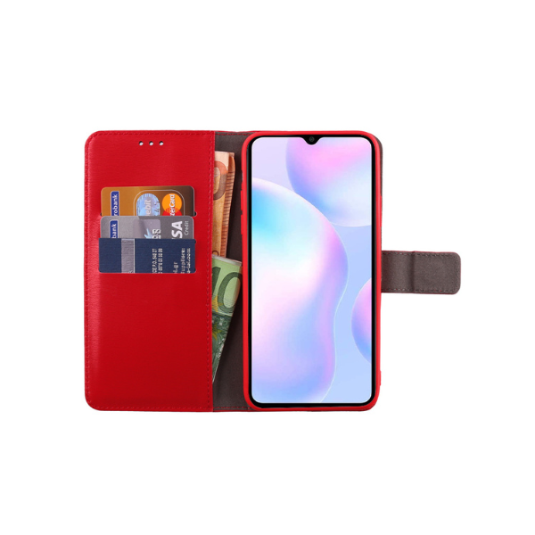 Εικόνα της Θήκη Xiaomi Redmi 9A/REDMI 9AT 6.53" Allure Magnet Book Stand Clip - Κόκκινο