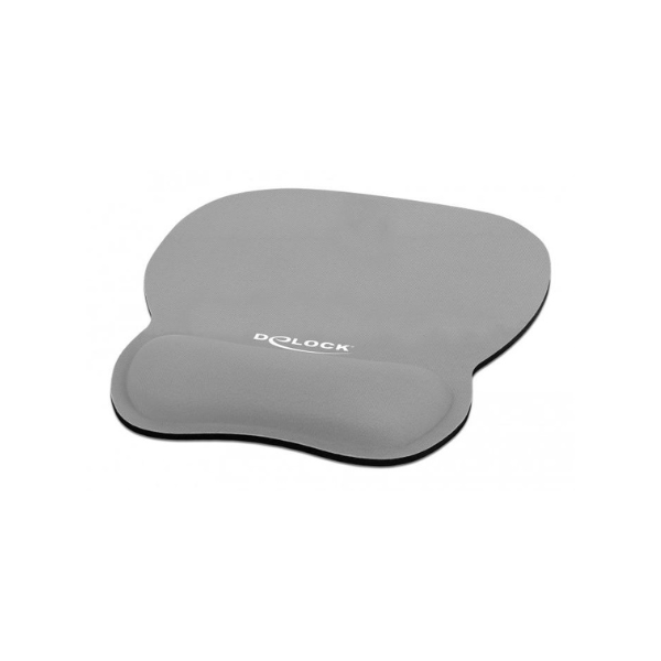 Εικόνα της Mousepad DELOCK 12698 με στήριγμα καρπού 245x206 mm - Γκρι