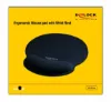 Εικόνα της Mousepad DELOCK 12559 με στήριγμα καρπού 25.2x22.7 cm - Μαύρο