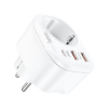 Picture of Wall charger HOCO NS3 3x USB 20W - White