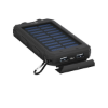 Picture of Powerbank Goobay 49216 8000mAh 2 USB ports with built-in flashlight and solar charging panel- Black 