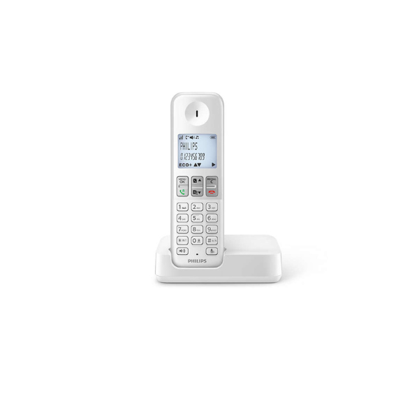 Picture of Cordless phone Philips D2501W - speakerphone - White