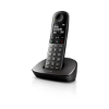 Picture of Cordless phone Philips XL4901DS with speakerphone compatible with hearing aids - Black