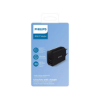 Εικόνα της Φορτιστής Τοίχου Philips DLP2621 2x USB 30W PD Smart Protection - Μαύρο