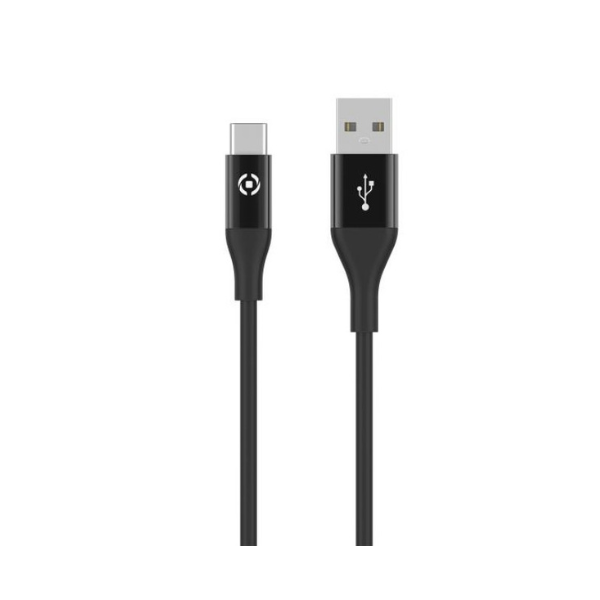 Picture of Celly USB A to Type-C 3A cable 1.5m - Black