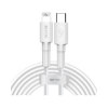 Picture of Baseus BMX Mini White Type-C to Lightning 18W MFi PD cable for iPhone/iPad 1.8m - White