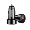 Picture of Car Charger Techsuit TE-P31 1x USB-A & 1x Type-C 38W Q.C 3.0 - Black