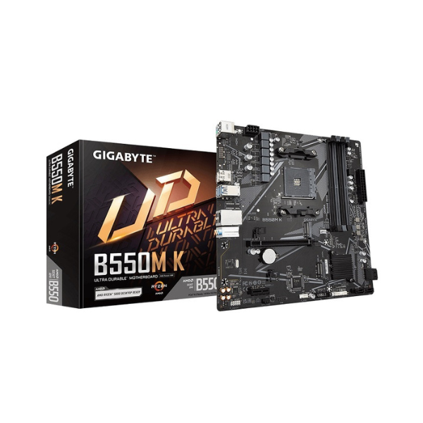 Picture of Motherboard Gigabyte B550M K AM4 DDR4 M-ATX