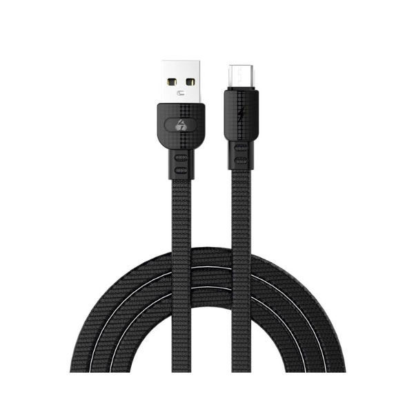 Picture of PowerTech Armor PTR-0097 USB A to USB-Micro 1m cable - Black