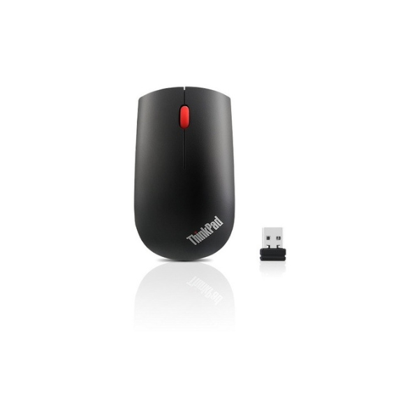 Picture of Lenovo ThinkPad Essential Wireless Mouse Optical 1200dpi 3 buttons - Black  