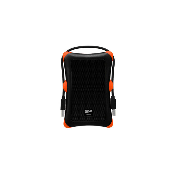 Picture of Silicon Power Armor A30 SATA 2.5" HDD Slim USB 3.2 External Drive Case - Black/ Orange