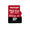 Εικόνα της Micro SDXC Patriot EP V30 A1 512GB 100-80 MB/s + SD Adapter