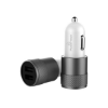 Picture of Car Charger Powertech PT-798 2x USB-A 10.5W - White/ Grey