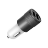 Picture of Car Charger Powertech PT-798 2x USB-A 10.5W - White/ Grey