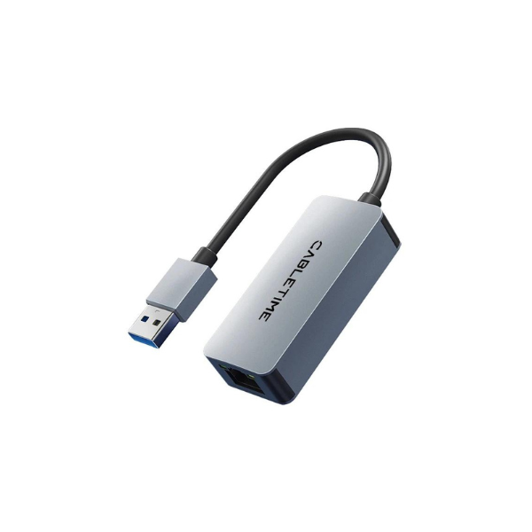 Εικόνα της Αντάπτορας Δικτύου Cabletime CT-AML2500 USB 3.0  σε Ethernet 1000Mbps 2.5G 