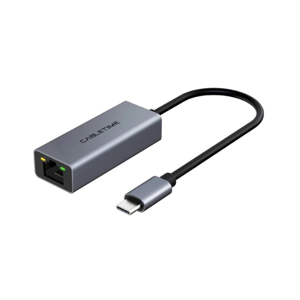 Εικόνα της Αντάπτορας Δικτύου  Cabletime CML100 USB Type-C  σε Ethernet 0.15m 100Mbps