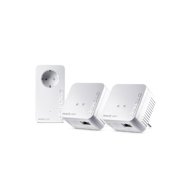 Εικόνα της Devolo Powerline Magic 1 Mini Multiroom Kit AV1200 Wi-Fi Extender