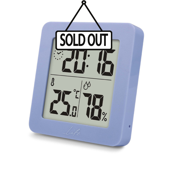 Picture of Indoor digital thermometer & hygrometer LIFE Superhero - Cool Blue