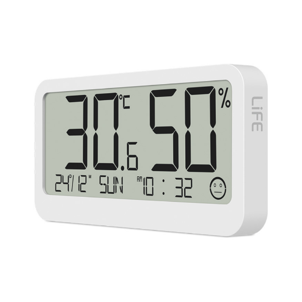 Picture of Indoor digital thermometer & hygrometer LIFE CONTEMPO PLUS - White