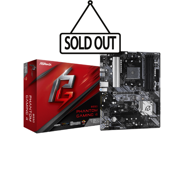 Εικόνα της AsRock Motherboard AMD AM4 B550 Phantom Gaming 4 DDR4 ATX