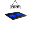 Picture of Base & Cooling for Laptop up to 15.6" Powertech PT-738 12.5cm fan x2, Blue LED