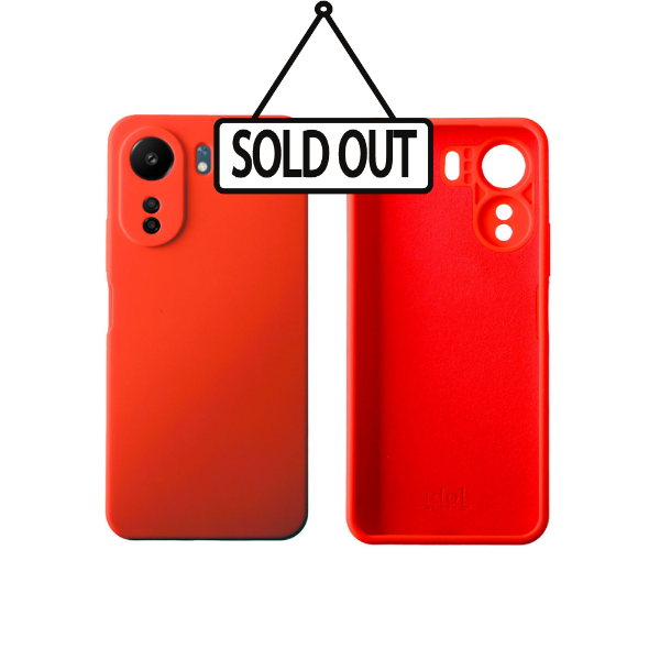 Picture of Silicone Case Idol 1991 Velvet Xiaomi Redmi 13C 6.74" 4/5G - Red