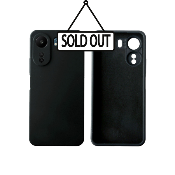 Picture of Silicone Case Idol 1991 Velvet Xiaomi Redmi 13C 6.74" 4/5G - Black