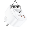 Picture of Wall charger HOCO NS3 3x USB 20W - White