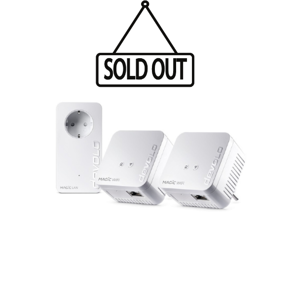 Picture of Devolo Powerline Magic 1 Mini Multiroom Kit AV1200 Wi-Fi Extender