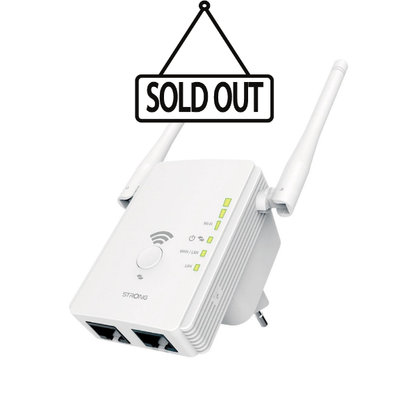 Picture of STRONG Repeater-Extender REPEATER300V2 Wi-Fi 4 (802.11n) - 300Mbps (2.4GHz)