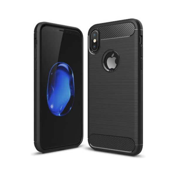 Picture of TECHSUIT Carbon Silicone Case iPhone X/XS - Black