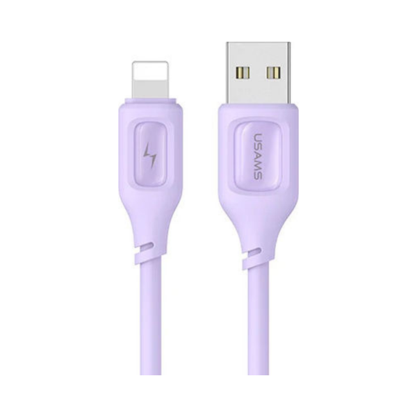 Εικόνα της USAMS Καλώδιο USB A σε Lightning 1m SJ618 - Μωβ