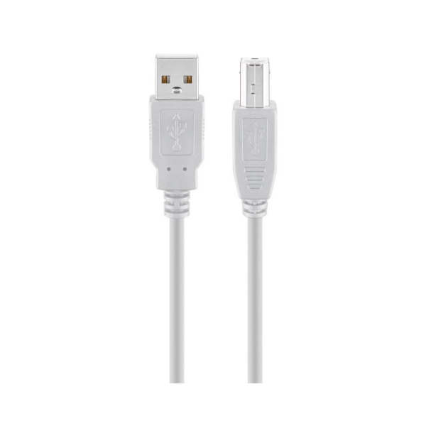 Εικόνα της Goobay Καλώδιο USB A 2.0 σε USB Type-B 1.8m 68712  - Γκρι