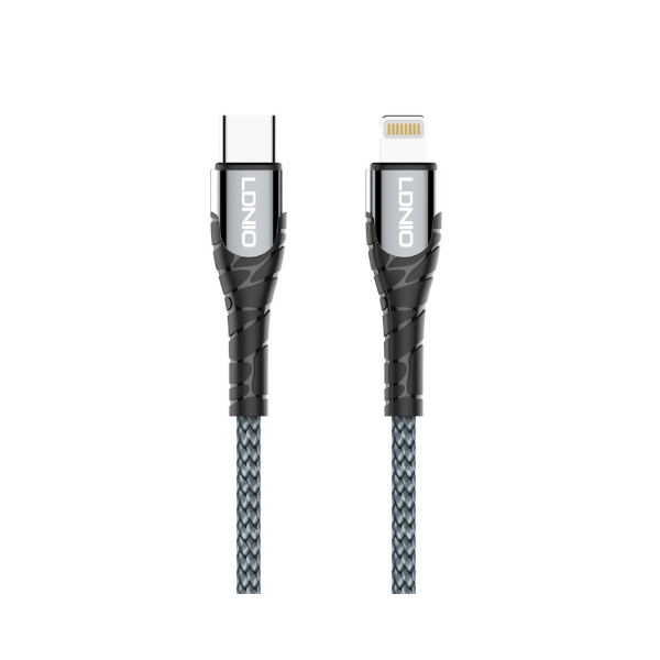 Εικόνα της LDNIO Καλώδιο USB Type-C σε Lightning 2m LC112  - Γκρι