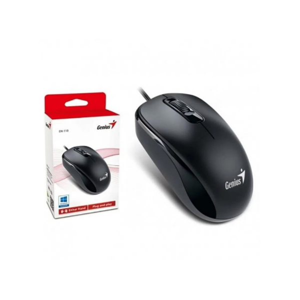 Picture of Genius Wired Mouse 1000dpi 1.5m DX-110 - Black 