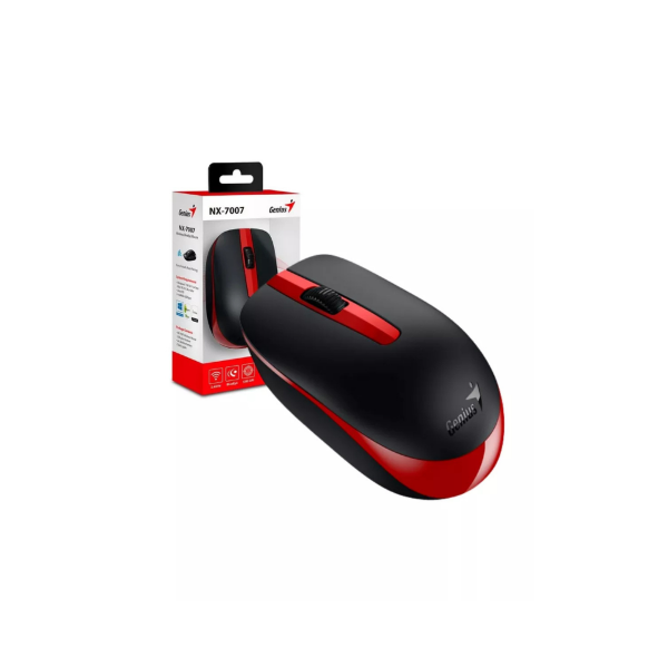 Picture of Genius Wireless Mouse 1200dpi NX-7007 - Red