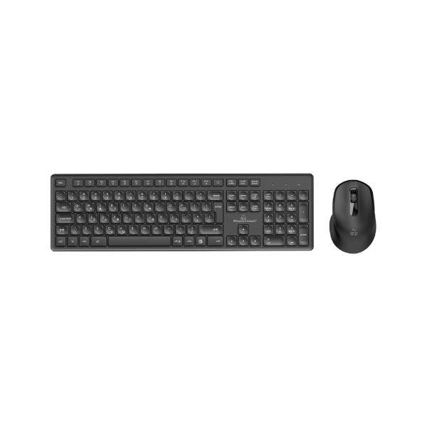 Picture of Powertech Wireless Keyboard/Mouse Set PT-1151 - Black 