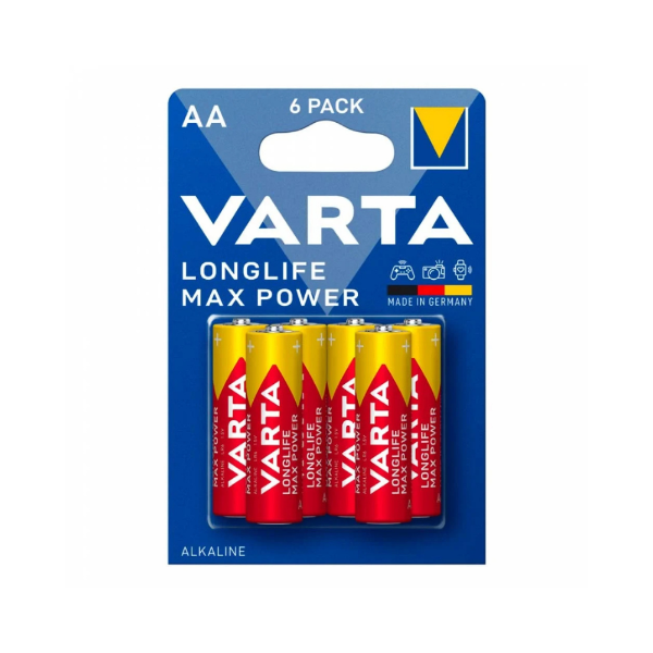 Εικόνα της Varta Μπαταρίες Alkaline LongLife Max Power AA 1.5V 6τμχ LR6