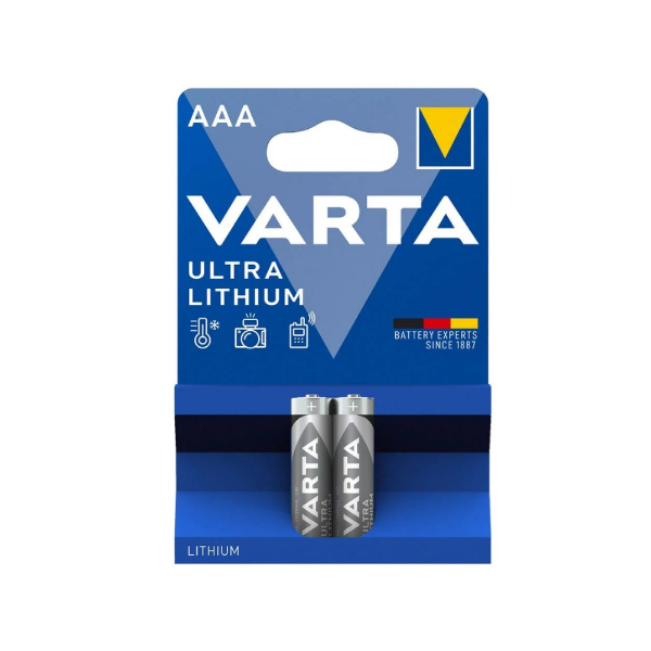 Εικόνα της Varta Μπαταρίες Ultra Lithium AAA 1.5V 2τμχ 6103