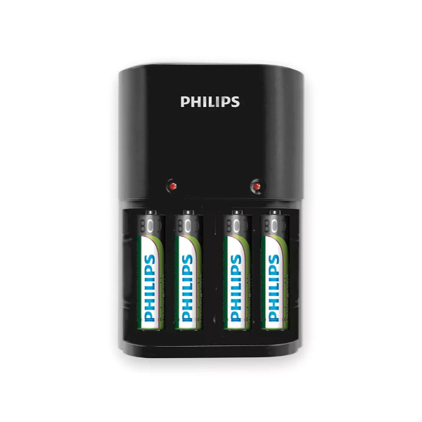 Εικόνα της Philips Φορτιστής Μπαταριών 4 Θέσεων AA/AAA SCB1450NB